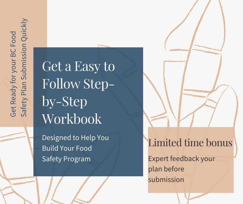 BC Food Safety Plan Template (New Food Business) SFPM CONSULTING