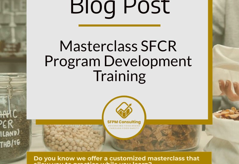 Masterclass SFCR Program Development Training by SFPM Consulting