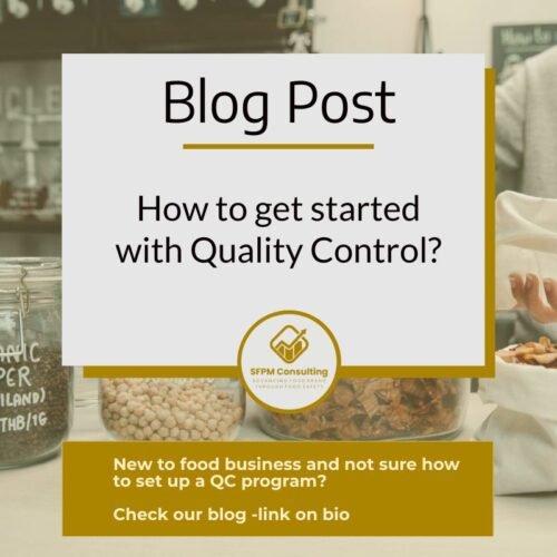 How to get started with Quality Control by SFPM Consulting
