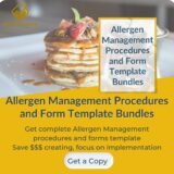 Save time and money with SFPM's Allergen Management Procedures and Form Template Bundles - 1