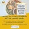 Save time and money with SFPM's Cleaning and Sanitation Procedures and Form Template Bundles - 1
