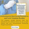Save time and money with SFPM's Environmental Monitoring Procedures and Form Template Bundles - 1