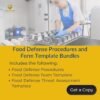 Save time and money with SFPM's Food Defense Procedures and Form Template Bundles - 2