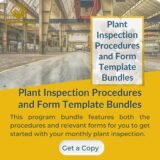 Save time and money with SFPM's Plant Inspection Procedures and Form Template Bundles - 1