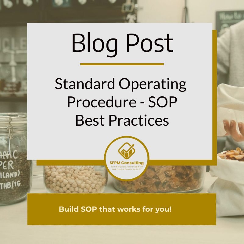 Standard Operating Procedure - SOP Best Practices by SFPM Consulting