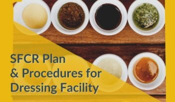 SFPM Consulting works with SFCR PCP plan for Sauces and Dressing Facility