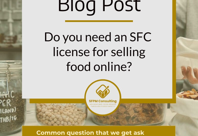 Do you need an SFC license for selling food online by SFPM Consulting