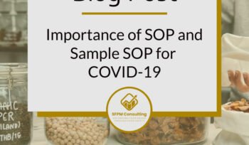 Importance of SOP and Sample SOP for COVID-19 by SFPM Consulting