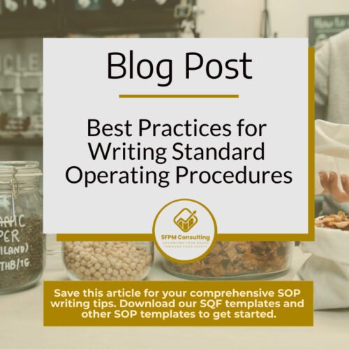 Best Practices for Writing Standard Operating Procedures by SFPM Consulting