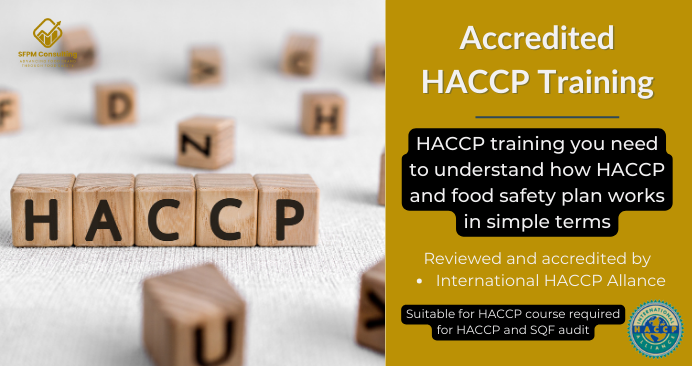 SFPM Consulting provide affordable live zoom HACCP training