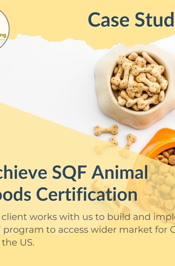 Achieve SQF certification for animal foods with SFPM Consulting
