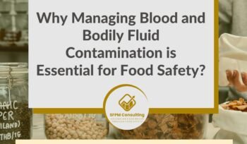 SFPM Consulting present Why Managing Blood and Bodily Fluid Contamination is Essential for Food Safety blog